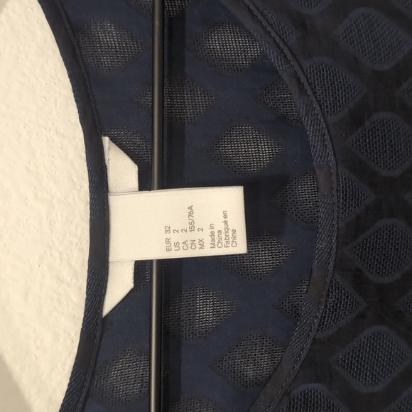 H&M Navy Blouse - Picture 3 of 7